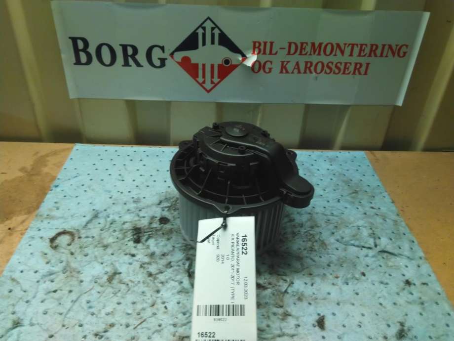 Varmeapparat motor til Kia Picanto, 2011-2017 (Type II)  (97113 1Y000)