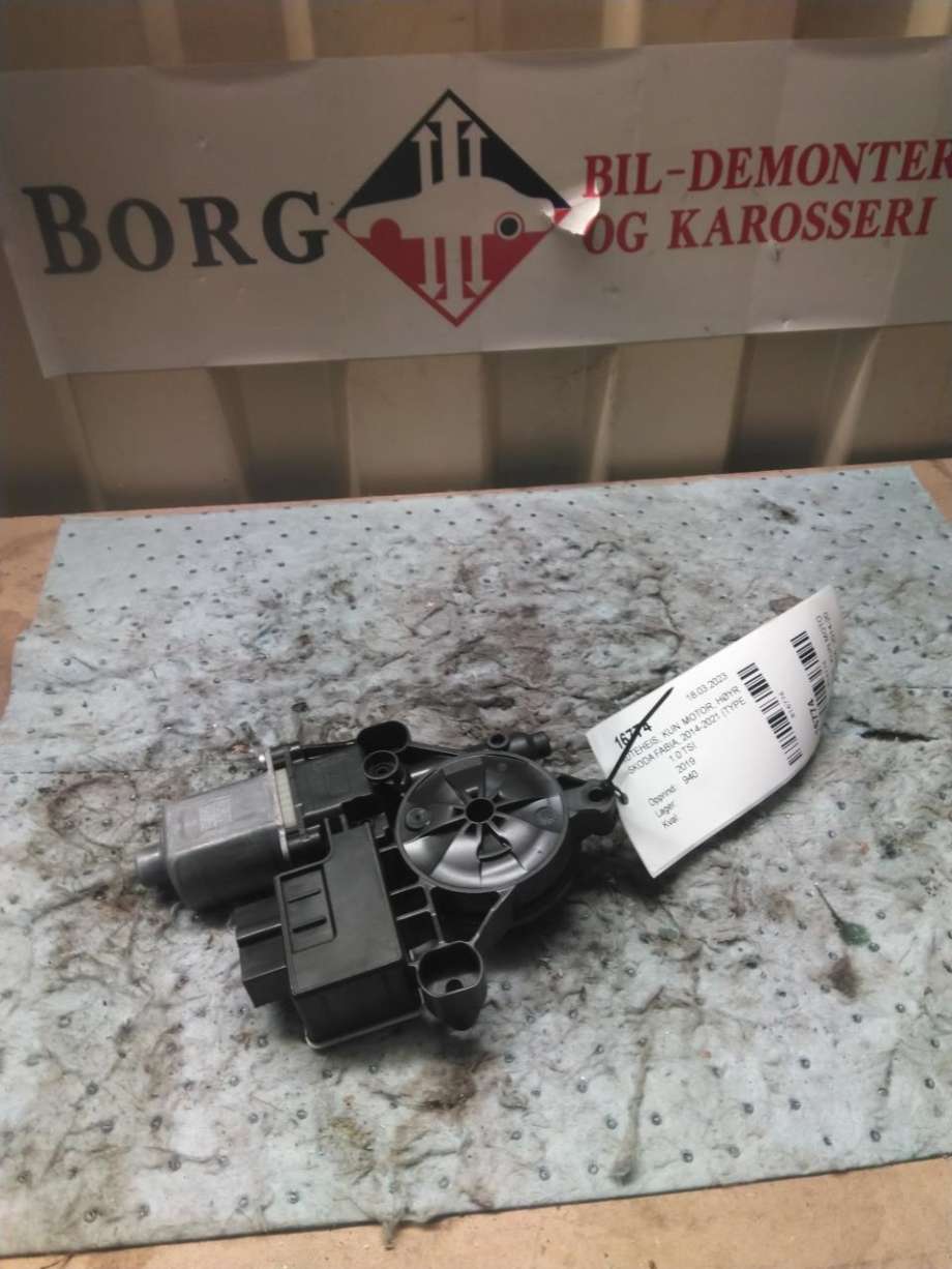 Ruteheis, kun motor, høyre bak til Škoda Fabia, 2014-2021 (Type III)  (5Q0 959 811 E)