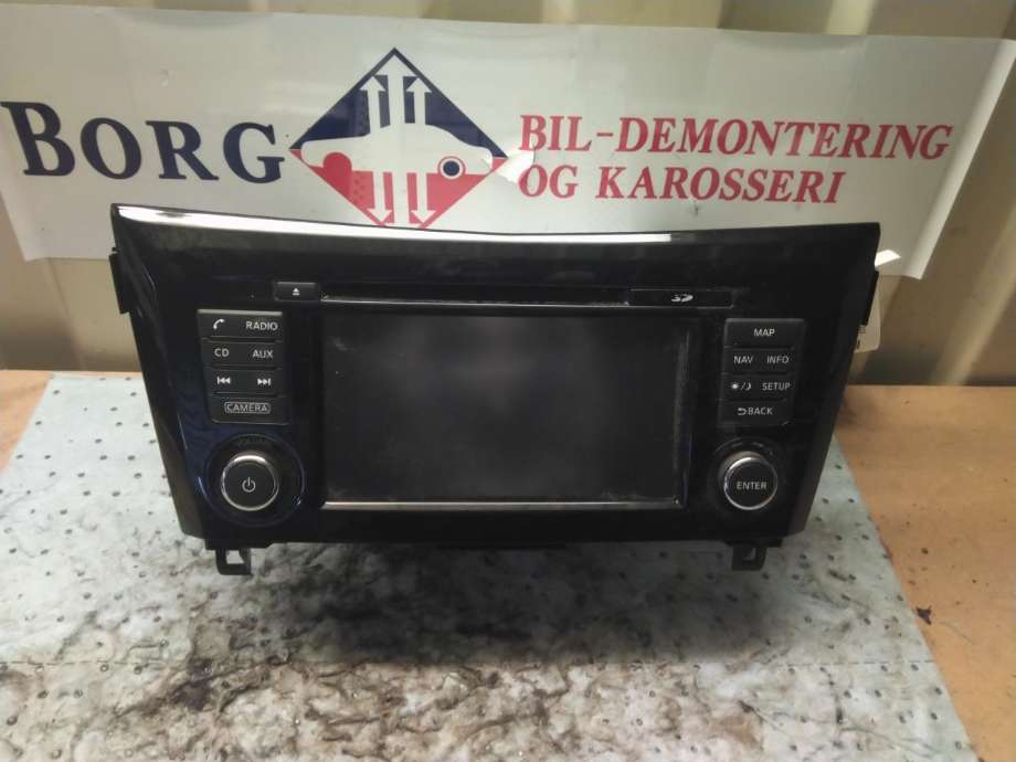 Bilstereo navigasjon til Nissan Qashqai, 2014-2021 (Type II)  (259154ET2A)