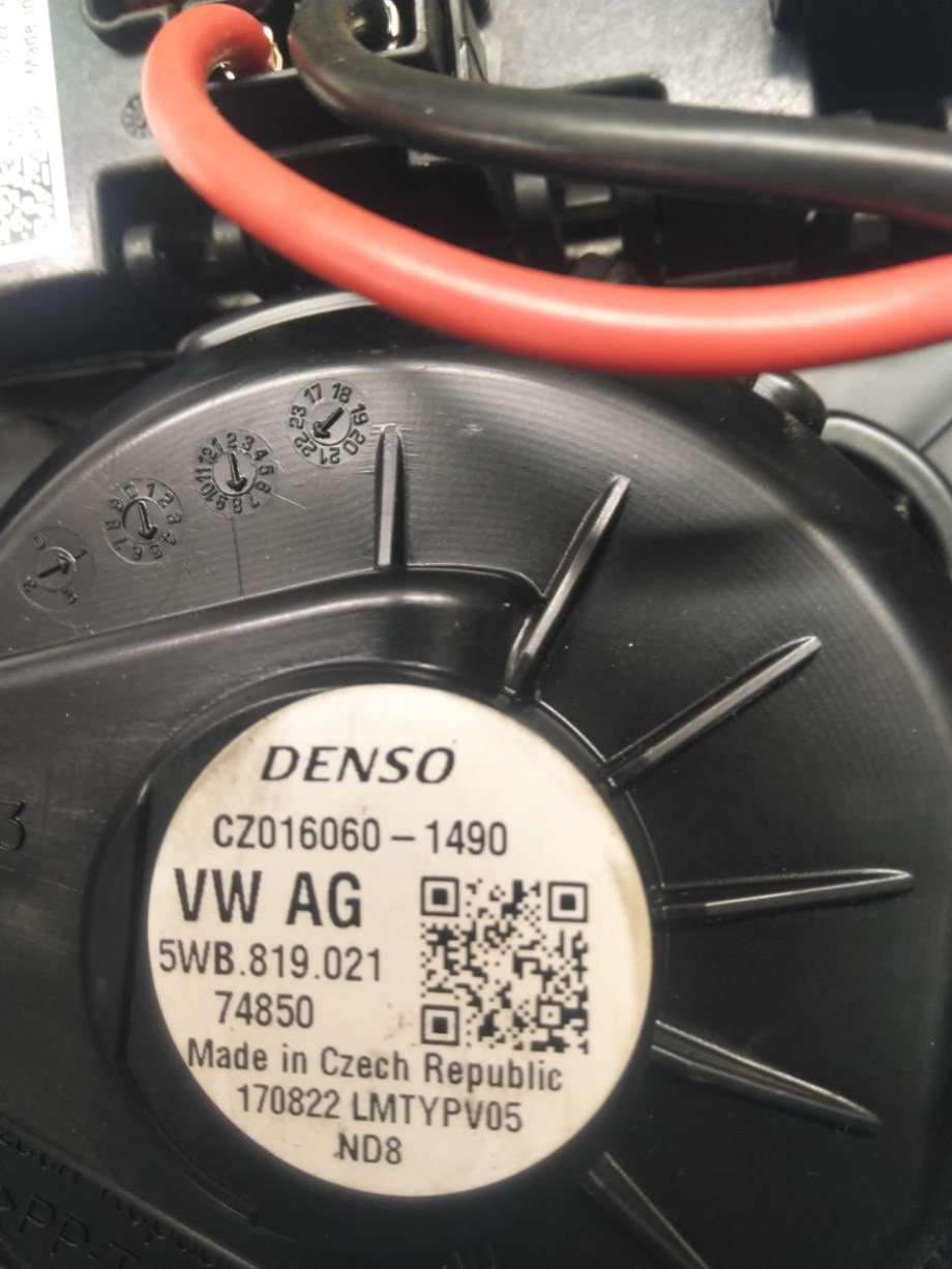 Varmeapparat motor til VW Crafter 2016-->> (Type II)  (5WB 819 021|)