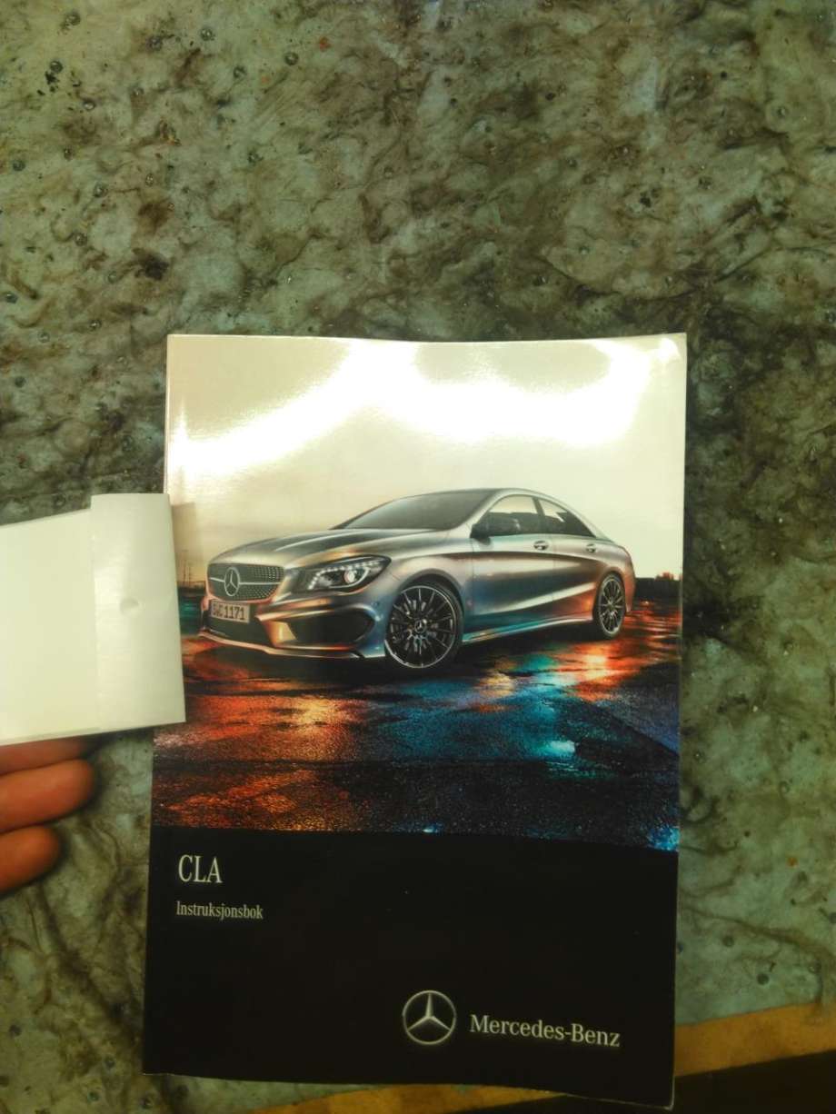 Instruksjonsbok til Mercedes CLA, 2013-2019 (C117) (C117) 