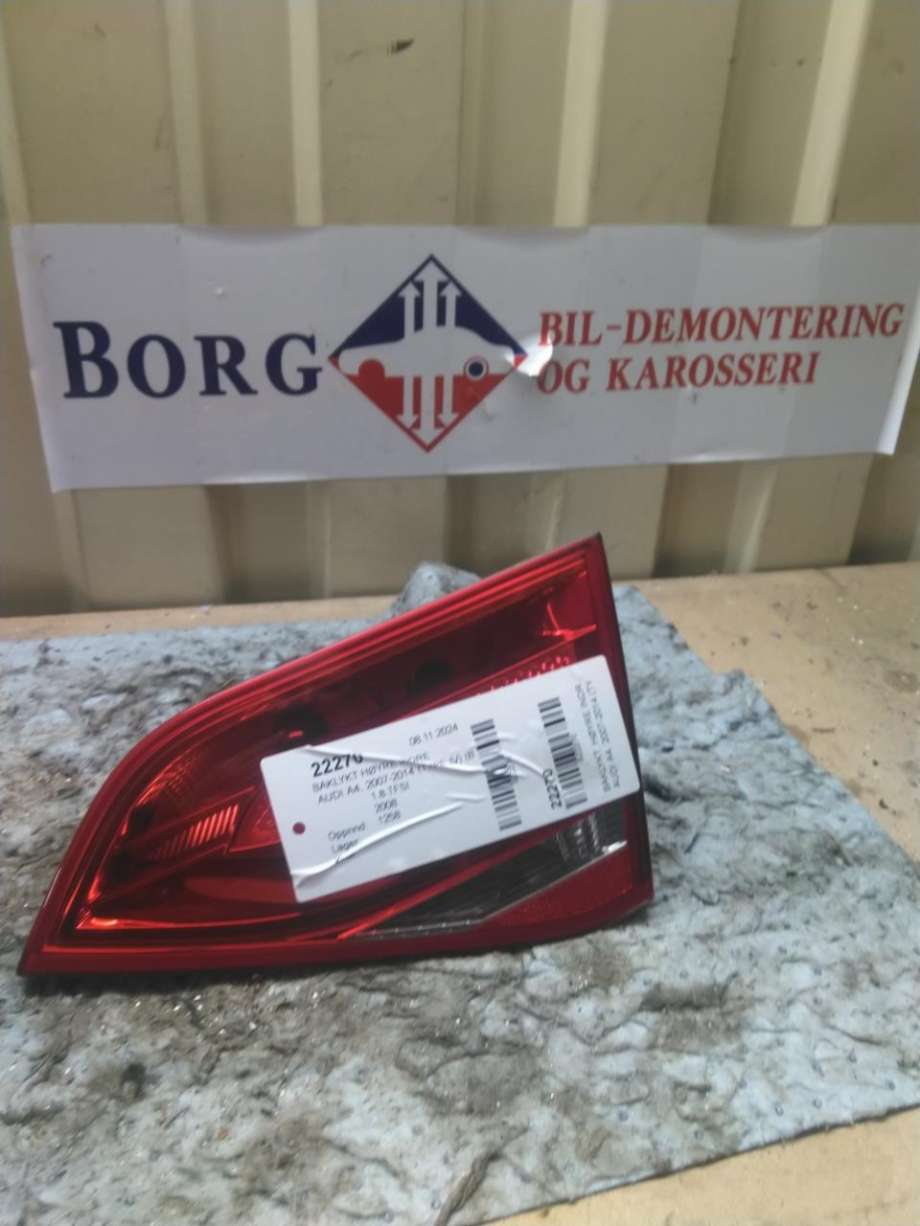Baklykt høyre indre til Audi A4, 2007-2014 (Type IV) (B8) (B8) (8K5 945 094 D)
