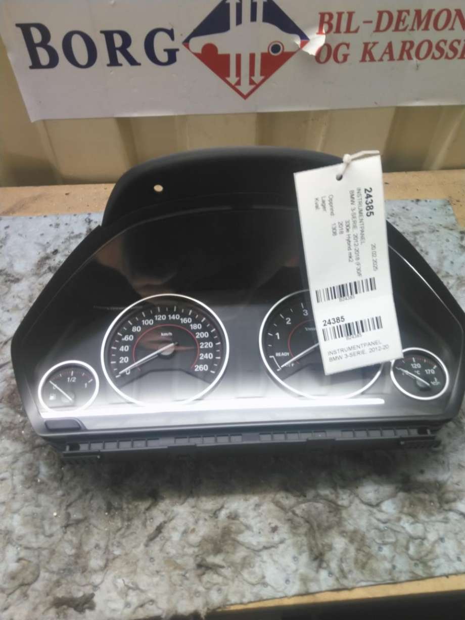Instrumentpanel til BMW 3-Serie, 2012-2018 (F30/F31/F34) (F30/F31/F34) (62 10 5 A03 A30)