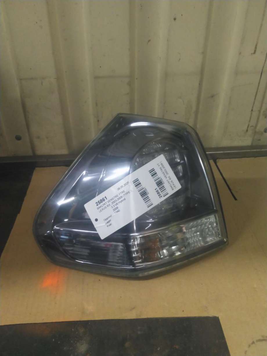 Baklykt venstre ytre til Lexus RX, 2003-2009 (Type II) (XU30) (XU30) (8156148210)