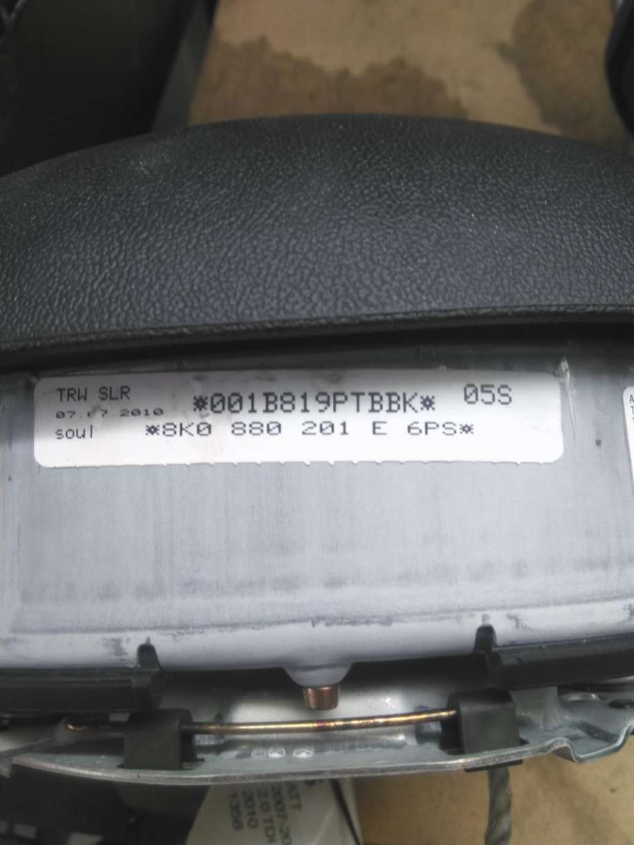 Airbag ratt til Audi A4 2007-2014 (Type IV) (B8) (B8) (8K0 880 201 AL|)