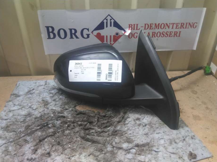 Speil høyre til Volvo V60, 2010-2013 (Type I, Fase 1)  (31402636)