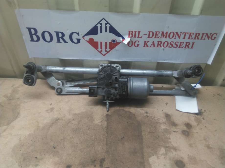 Viskermotor frontrute komplett m/overføring til VW Polo 2009-2014 (Type V, Fase 1)  (6R1 955 023 B|)