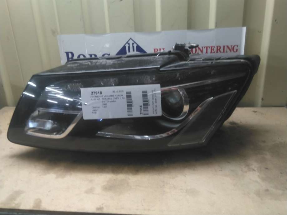 Frontlykt venstre xenon til Audi Q5, 2008-2012 (Type I, Fase 1)  (8R0 998 029 F)