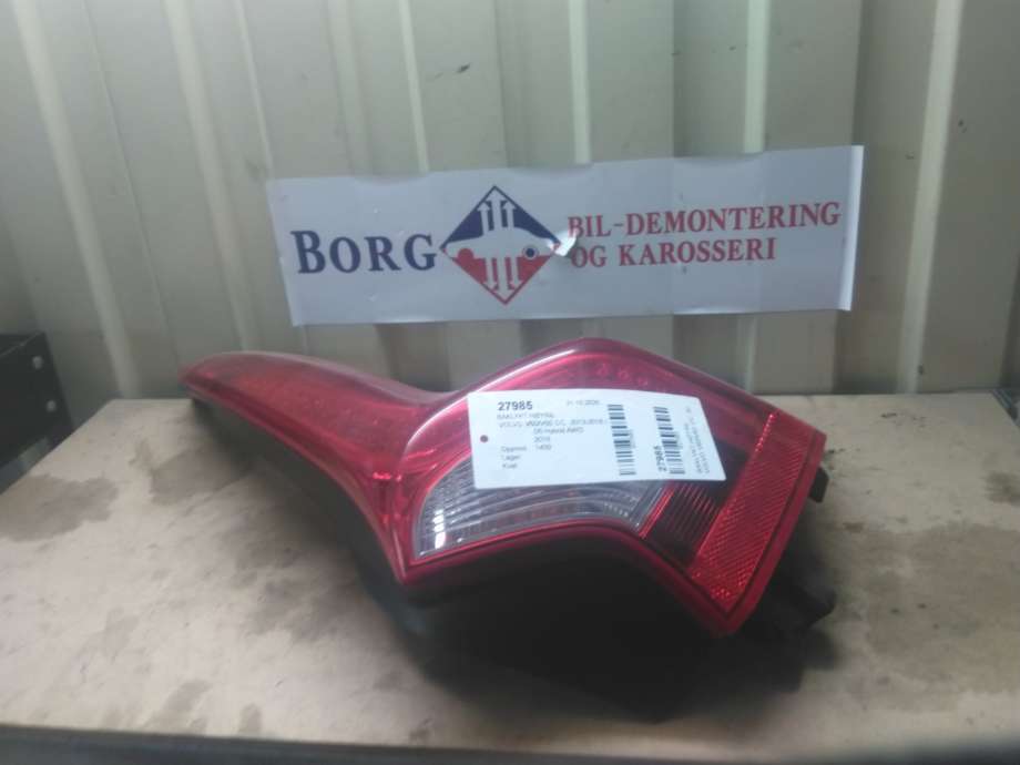 Baklykt høyre til Volvo V60/V60 CC, 2013-2018 (Type I, Fase 2)  (31395929)