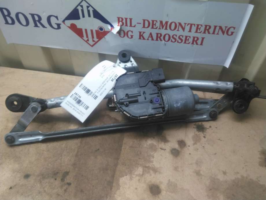 Viskermotor frontrute komplett m/overføring til Audi A3 2016-2020 (Type III, Fase 2)  (8V1 955 023 D|)