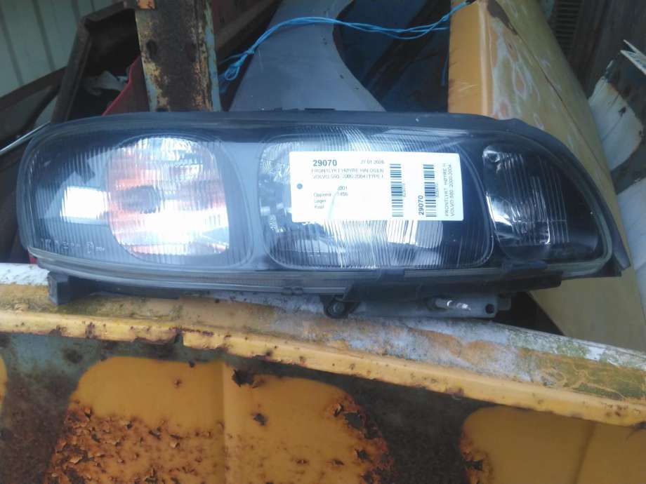 Frontlykt høyre halogen til Volvo S60, 2000-2004 (Type I, Fase 1)  (8693588)
