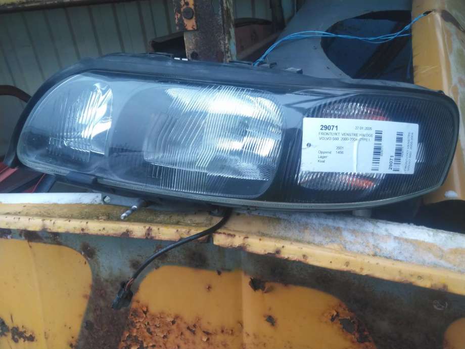 Frontlykt venstre halogen til Volvo S60, 2000-2004 (Type I, Fase 1)  (8693587)
