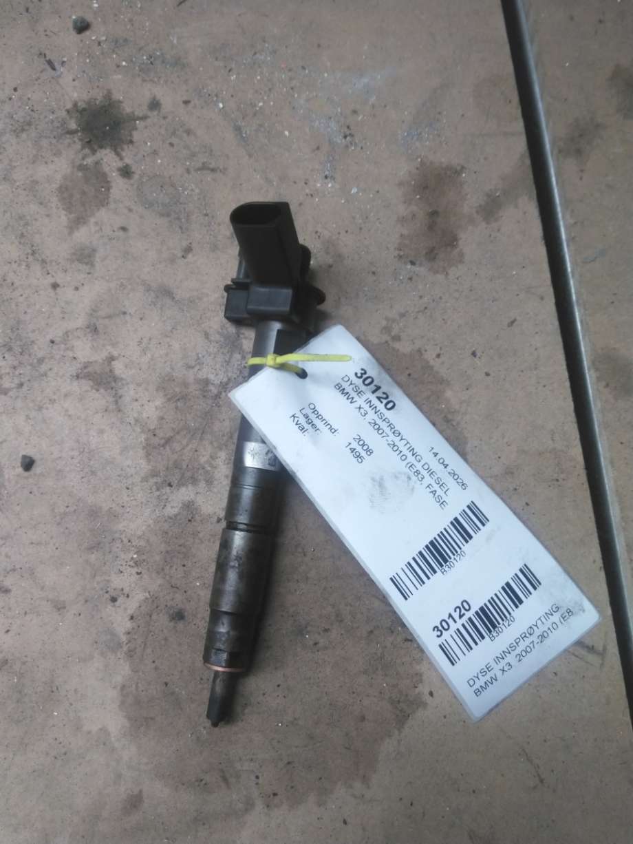 Dyse innsprøyting diesel til BMW X3, 2007-2010 (Fase 2) (E83) (E83) (13 53 7 797 877)