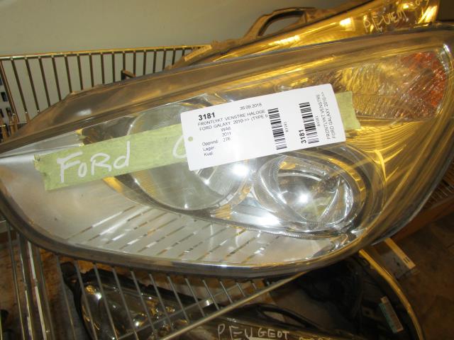 Frontlykt venstre halogen til Ford Galaxy 2010-2015 (Type III, Fase 2)