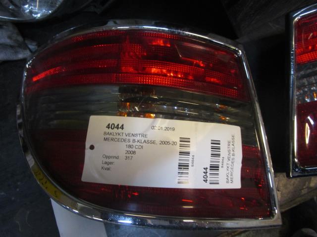 Baklykt venstre til Mercedes B-Klasse, 2005-2008 (Fase 1) (W245) (W245) 