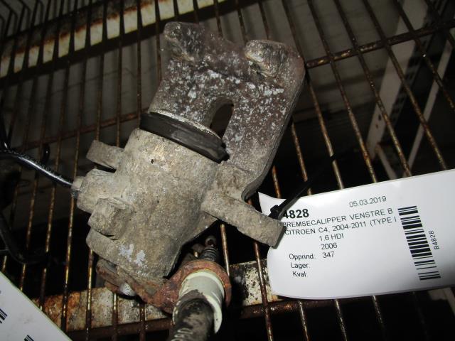 Bremsecaliper venstre bak til Citroën C4, 2004-2011 (Type I)  
