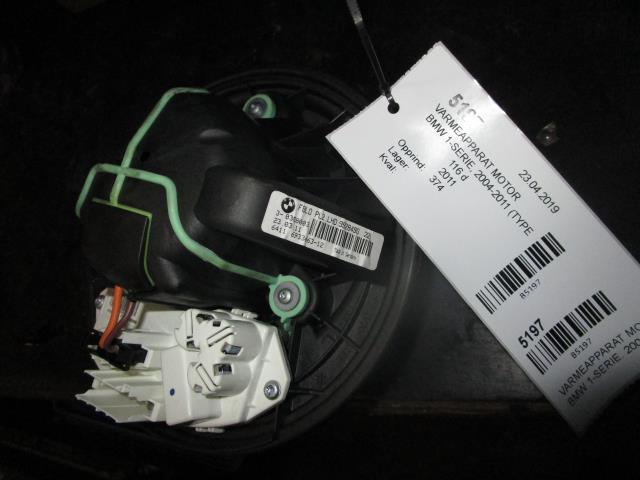 Varmeapparat motor til BMW 1-Serie, 2004-2011 (E81/E82/E87/E88) (E81/E82/E87/E88)