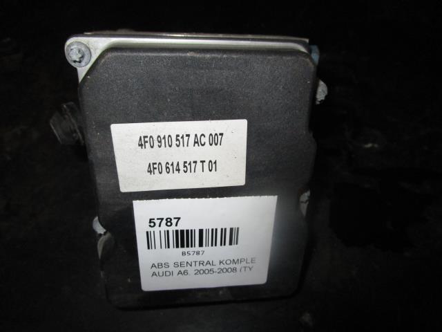 ABS sentral til Audi A6, 2005-2008 (Type III, Fase 1) (C6) (C6) 
