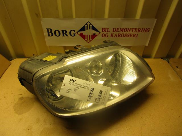 Frontlykt høyre halogen til VW Touran, 2003-2006 (Type I, Fase 1)  