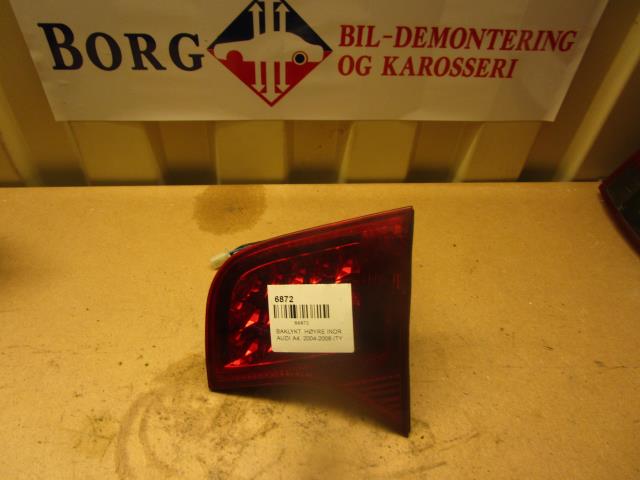 Baklykt høyre indre til Audi A4, 2004-2008 (Type III) (B7) (B7) 