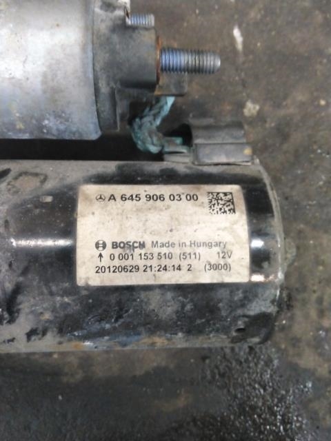 Starter diesel til Mercedes B-Klasse 2011-2018 (W246) (W246) (A 645 906 03 00|A 645 906 08 00|A 270 906 00 26)