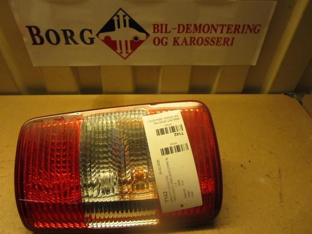 Baklykt venstre til VW Caddy, 2004-2010 (Type III, Fase 1)  