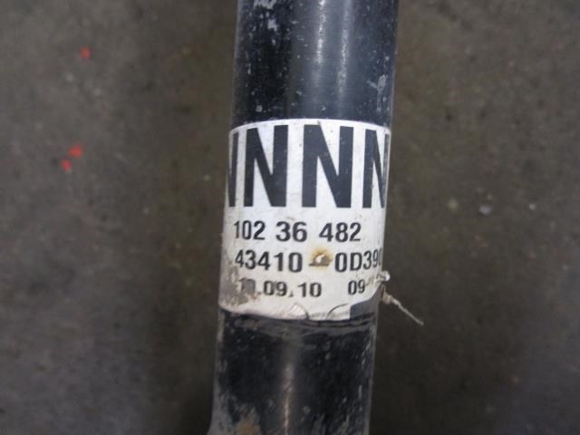 Drivaksel høyre foran, bensin/automat til Toyota Yaris, 2009-2011 (Type II, Fase 2)  