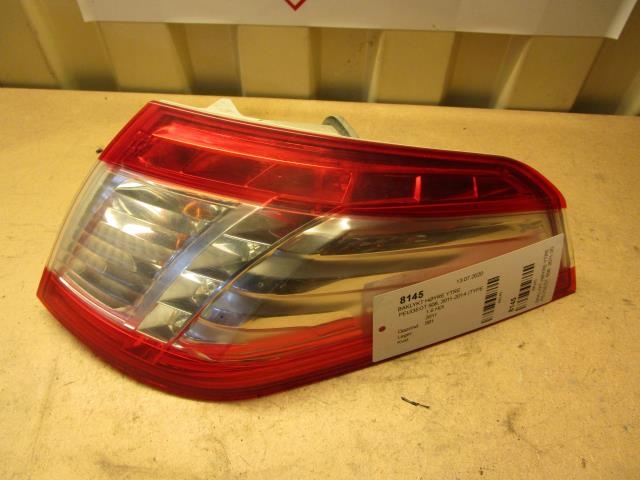 Baklykt høyre ytre til Peugeot 508 2011-2014 (Type I, Fase 1)  
