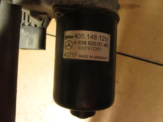 Viskermotor frontrute komplett m/overføring til Mercedes Vito/Viano 2010-2014 (Fase 2) (W639) (W639) 