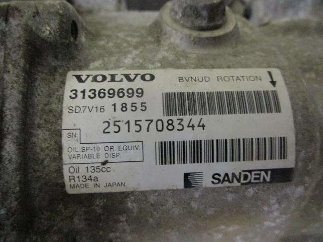 Aircondition kompressor til Volvo V60/V60 CC, 2013-2018 (Type I, Fase 2)  (36001128)