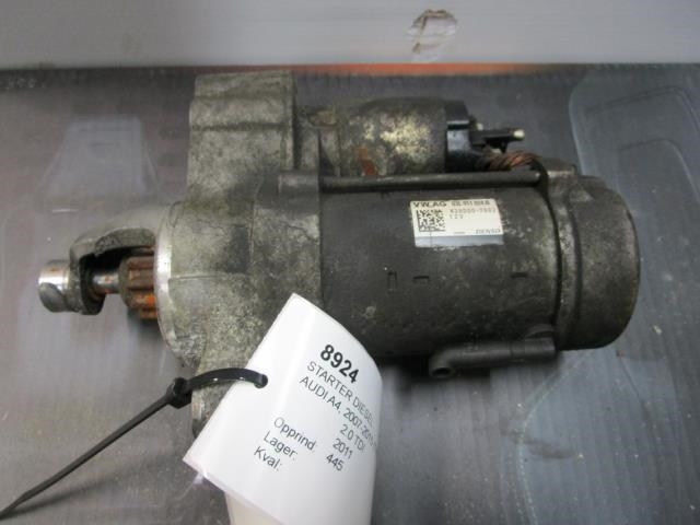 Starter diesel til Audi A4, 2007-2014 (Type IV) (B8) (B8) 