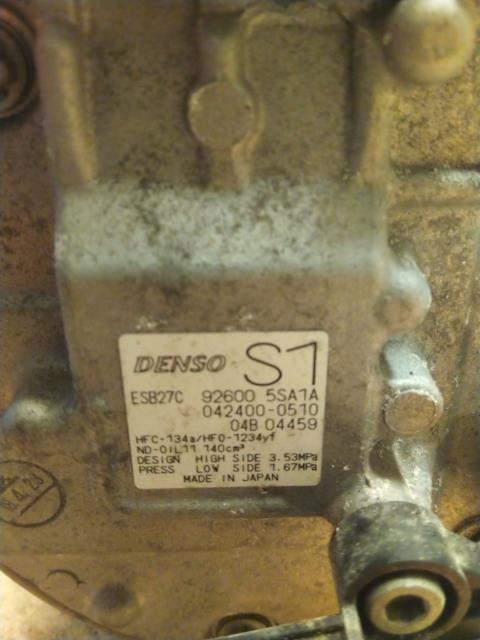 Aircondition kompressor til Nissan Leaf 2018-->> (Type II)  