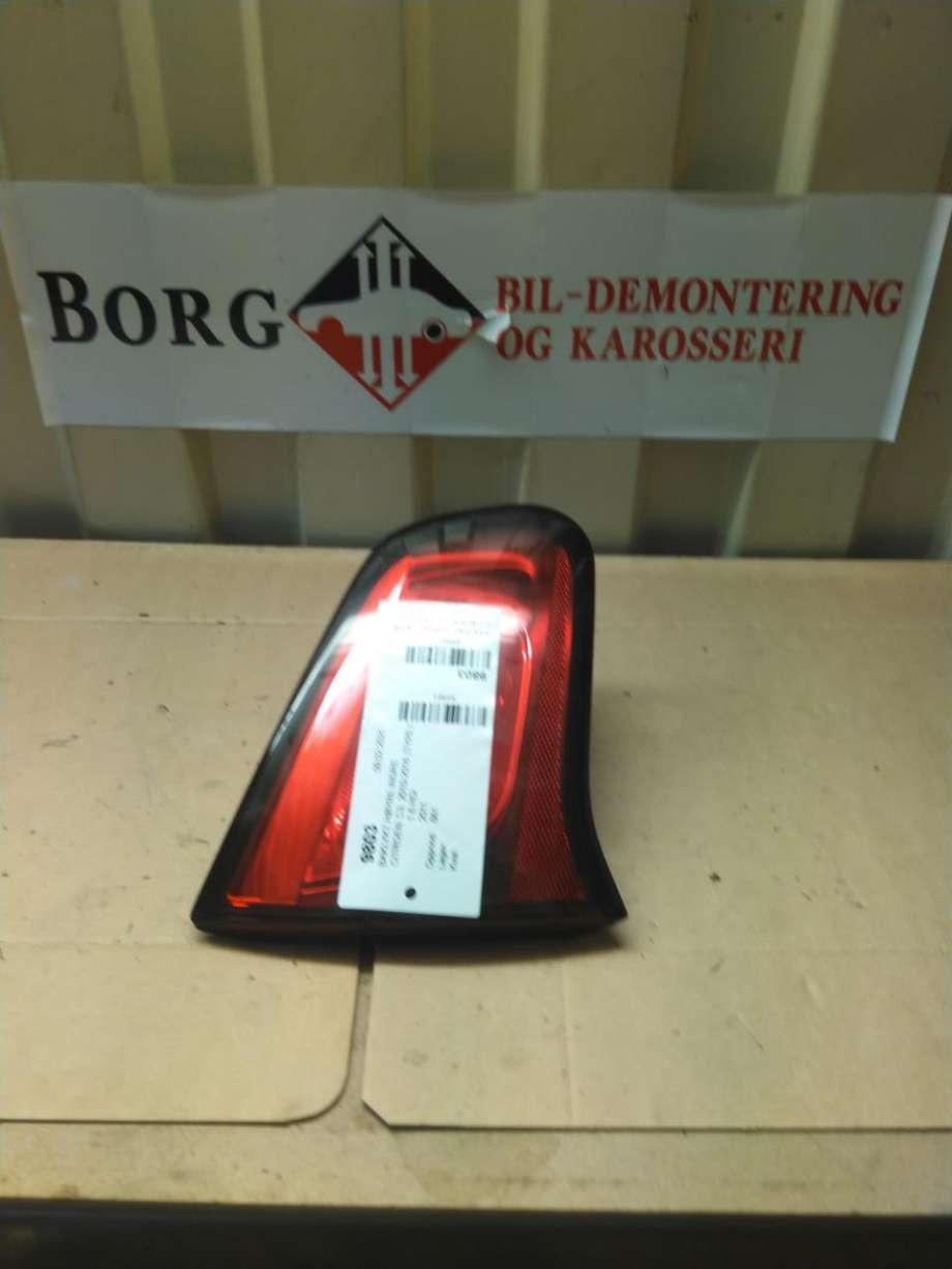 Baklykt høyre indre til Citroën C3, 2010-2016 (Type II)
