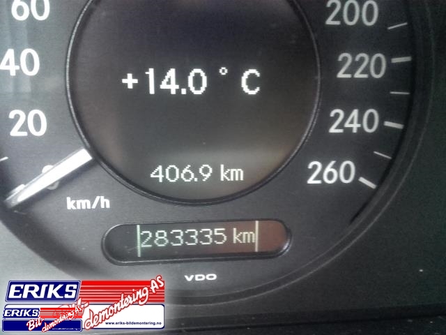 Mercedes E-Klasse 2006-2009 (Fase 2) (W211) (W211), Motorkode: 646821, Girkassekode: 722640 07 313860