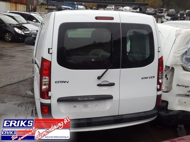 Mercedes Citan 2012-2021 (W415) (W415), Motorkode: K9K B6, Girkassekode: 700710 V0 152786