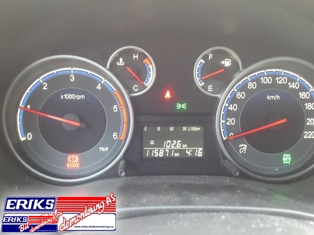 Suzuki SX4 2009-2013 (Type I, Fase 2) , Motorkode: D20AA, Girkassekode: