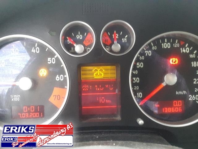 Audi TT 1998-2006 (Type I) , Motorkode: AJQ, Girkassekode: EFY