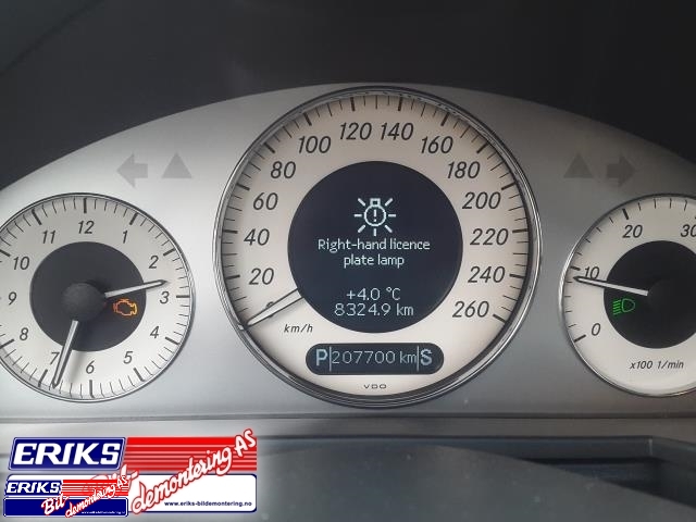 Mercedes E-Klasse 2002-2006 (Fase 1) (W211) (W211), Motorkode: OM646.961, Girkassekode: 722699 05 743222