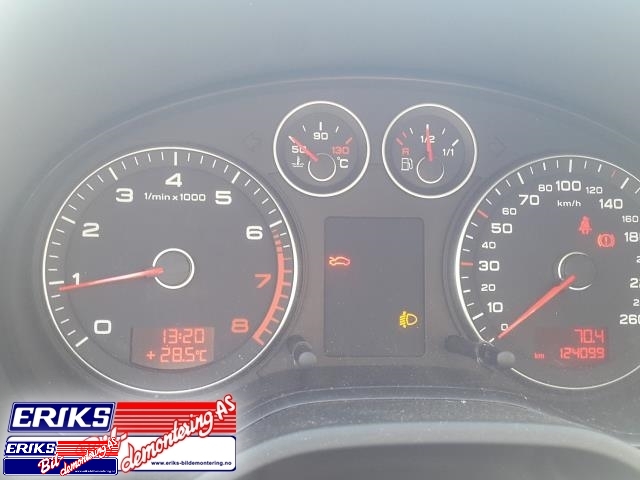 Audi A3 2009-2012 (Type II, Fase 2) , Motorkode: BSE, Girkassekode: JHT