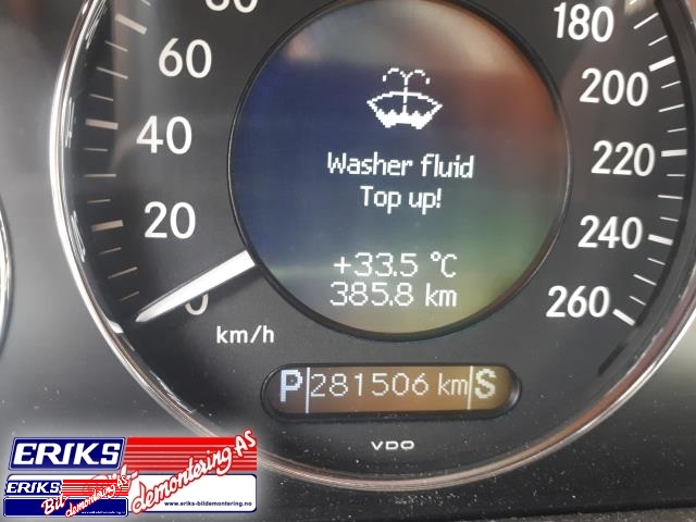 Mercedes E-Klasse 2002-2006 (Fase 1) (W211) (W211), Motorkode: 646961, Girkassekode: 722699