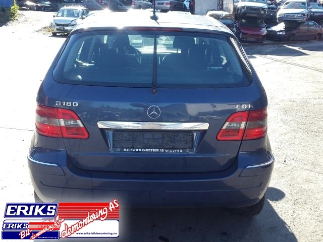 Mercedes B-Klasse 2005-2008 (Fase 1) (W245) (W245), Motorkode: 640940, Girkassekode: 722800 00 332582