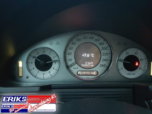 Mercedes E-Klasse 2002-2006 (Fase 1) (W211) (W211), Motorkode: OM646.821, Girkassekode: 722640 06