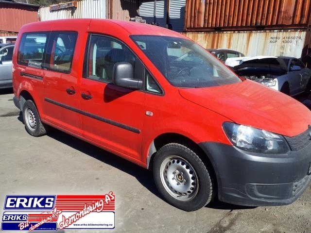 VW Caddy 2010-2015 (Type III, Fase 2) , Motorkode: CFHF, Girkassekode: NFQ