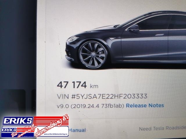 Tesla Model S 2016-2021 (Fase 2) , Motorkode: L2S, Girkassekode: