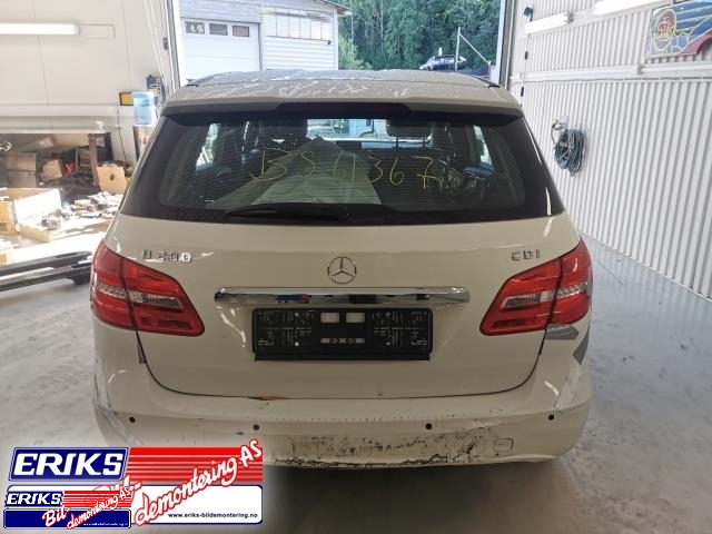 Mercedes B-Klasse 2011-2018 (W246) (W246), Motorkode: 651901, Girkassekode: 72400300120544
