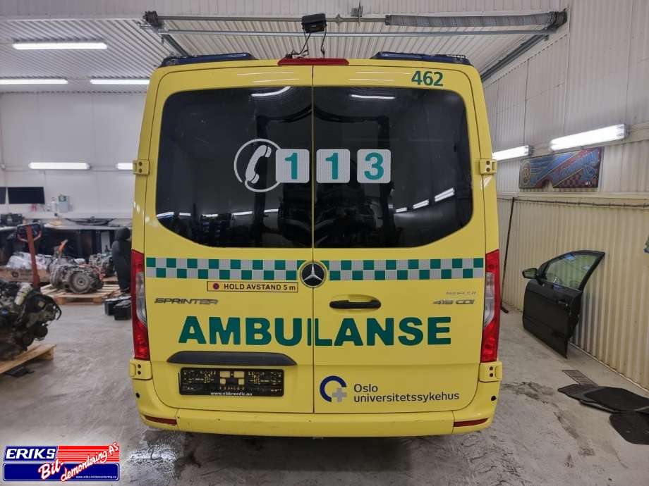 Mercedes Sprinter 2018-->> (907/910) (907/910), Motorkode: OM 642.899, Girkassekode: 72290211112473