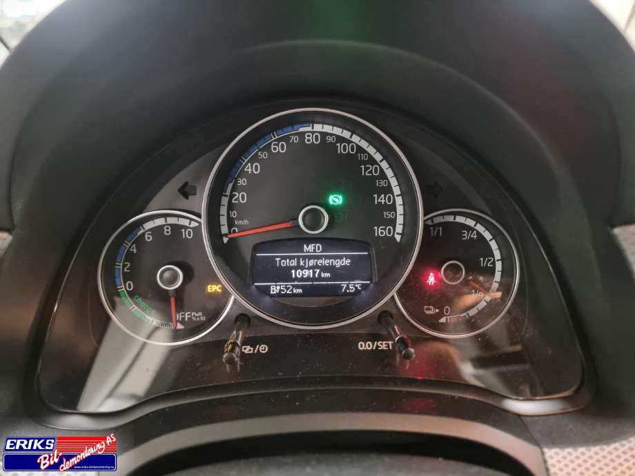 VW E-Up 2019-->> , Motorkode: EBM, Girkassekode: 