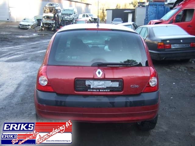 Renault Clio 2001-2006 (Type II, Fase 2) , Motorkode: , Girkassekode: