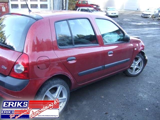 Renault Clio 2001-2006 (Type II, Fase 2) , Motorkode: , Girkassekode: