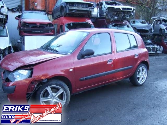 Renault Clio 2001-2006 (Type II, Fase 2) , Motorkode: , Girkassekode: